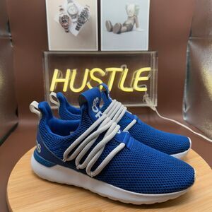 Adidas Lite Racer Adapt 3.0 Kids Running Team Royal Blue/White/Dash Grey Sz 5